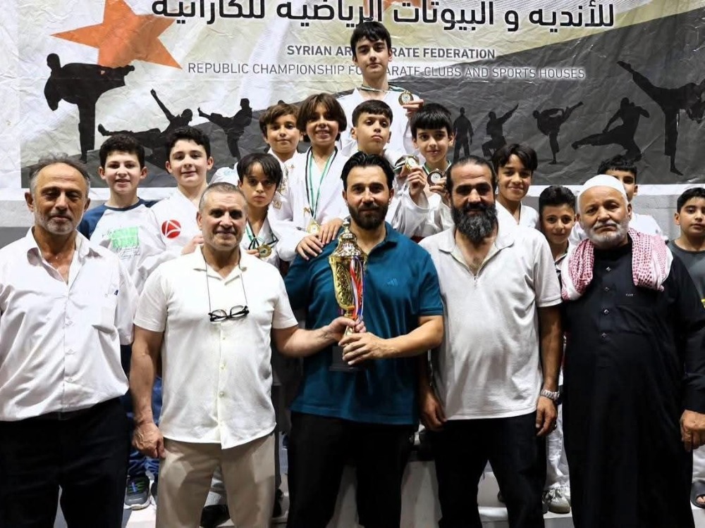 أندية دمشق تحصد 58 ميدالية في بطولة الجمهورية للكاراتيه