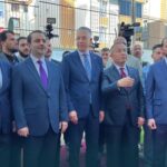 وزير الخارجية والمغتربين يرفع علم سوريا خلال مراسم افتتاح القنصلية السورية في عنتاب