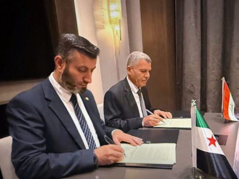 سوريا والعراق توقعان محضراً فنياً للتعاون في إدارة الموارد المائية المشتركة
