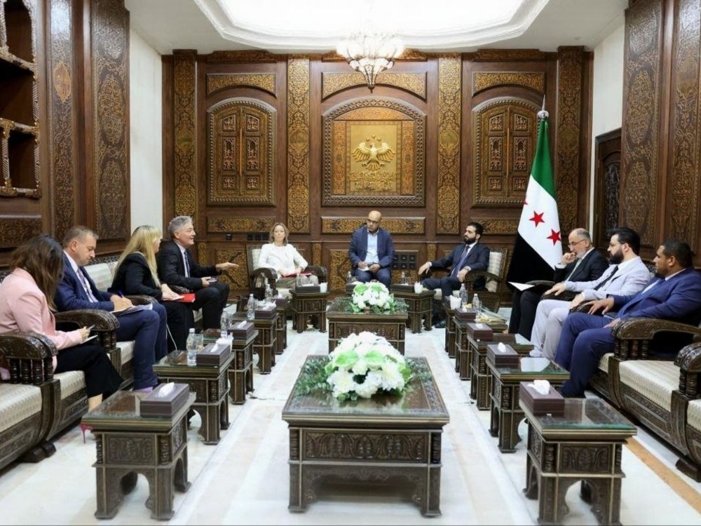 وزير الداخلية يبحث مع وفد من البعثة الأوروبية لدى سوريا آليات تطوير التعاون الدولي