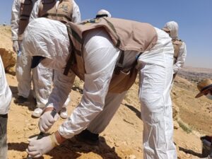 الهيئة الوطنية للمفقودين تنتشل رفاتاً بشرياً في القلمون