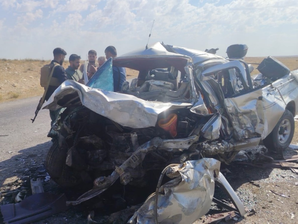 الرقة.. وفاة خمسة مدنيين وإصابة ثلاثة آخرين جراء حادث سير على طريق الطبقة - أثريا