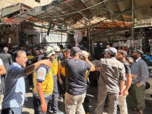 وزارة العدل تدين التفجير الإرهابي الذي استهدف مقهى في دمشق