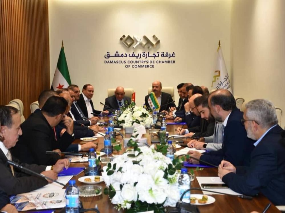 ريف دمشق وإربد توقعان اتفاقية توأمة لتعزيز التعاون الاقتصادي المشترك