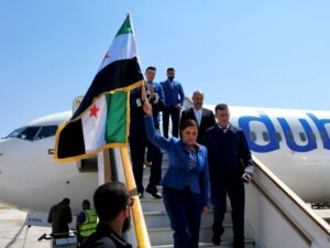 مطار حلب الدولي يستقبل أولى رحلات شركة فلاي دبي الإماراتية