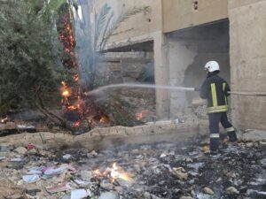 وفاة مواطن وإصابة 16 آخرين جراء حوادث سير وحرائق في يوم واحد