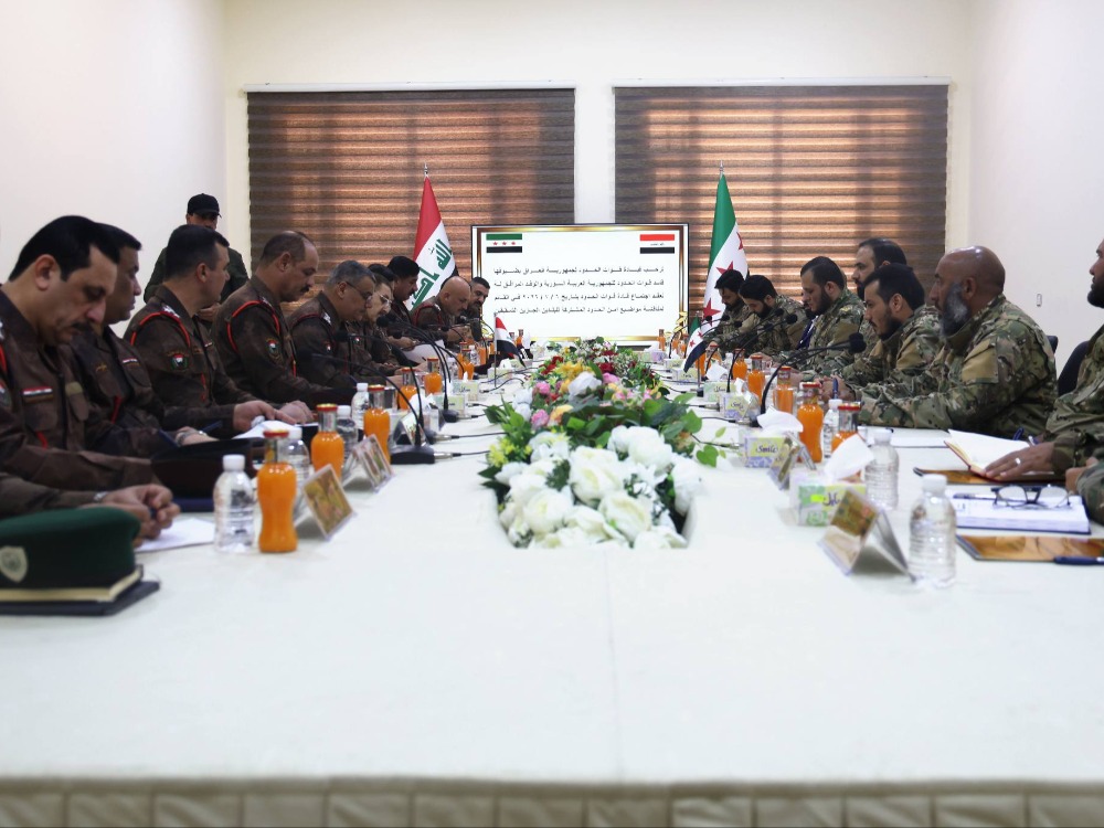 وفد من وزارة الدفاع ينسق مع العراق لضبط الحدود ومكافحة التهريب