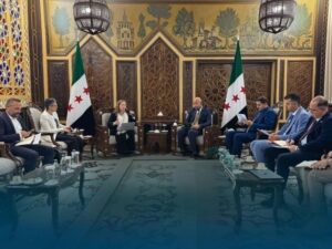 وزير الطوارئ يبحث مع مسؤولة أممية واقع النزوح الداخلي في سوريا وسبل تأمين عودة النازحين