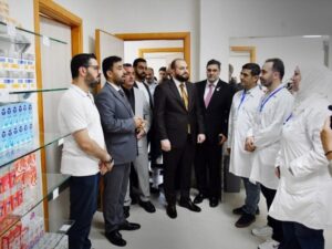 دمشق.. وزير الصحة والمحافظ يفتتحان مركز القدم الصحي بعد إعادة تأهيله