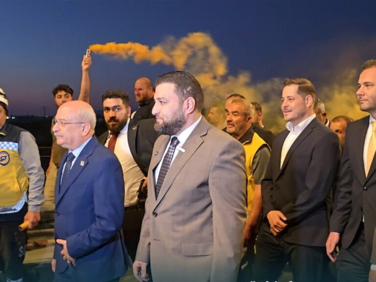 افتتاح جسر معمل الإسمنت في الرستن بريف حمص