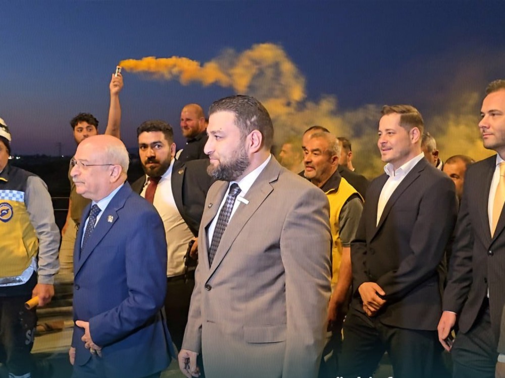 افتتاح جسر معمل الإسمنت في الرستن بريف حمص