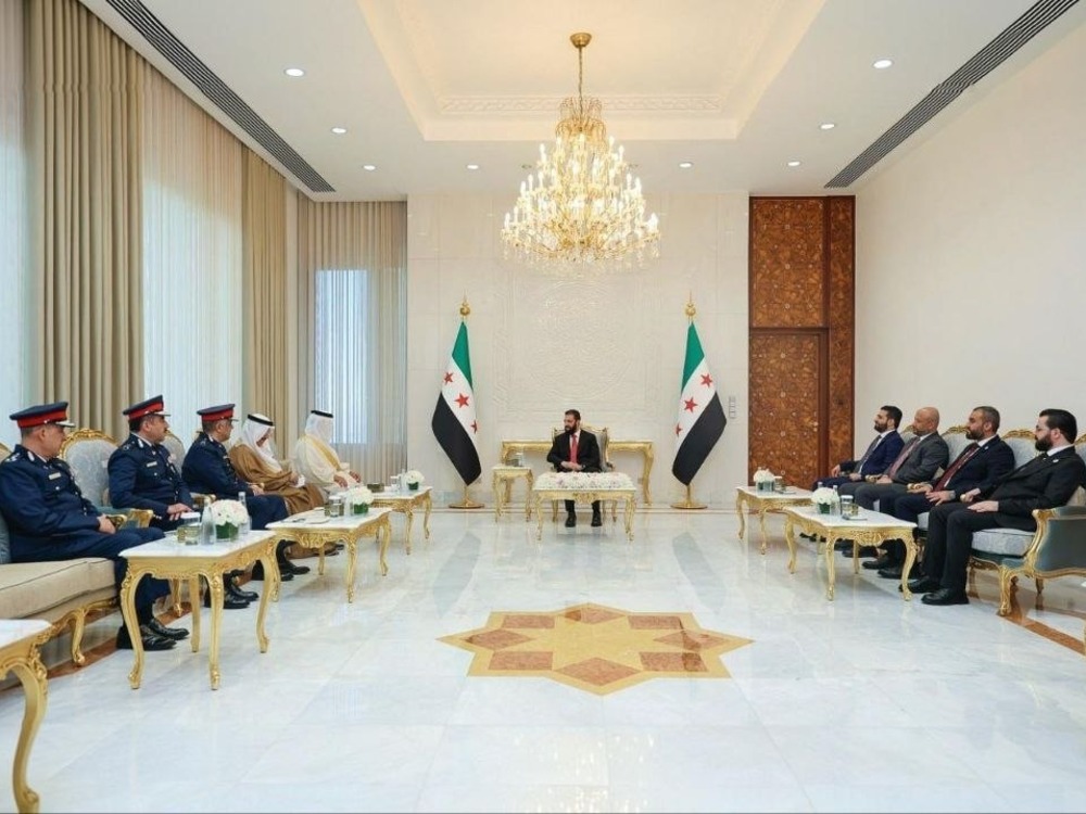 الرئيس الشرع يبحث مع وزير داخلية البحرين تعزيز التعاون الأمني