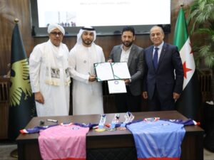 وزارة الرياضة والشباب توقع اتفاقية استضافة سوريا للبطولة العربية للدراجات