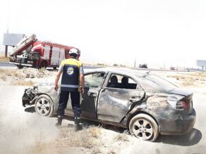 الدفاع المدني: 25 وفاة و537 إصابة في 540 حادث سير خلال شهر حزيران