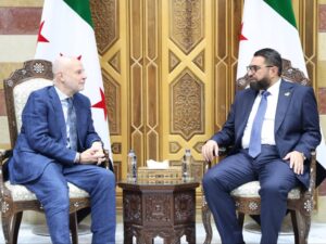 وزير العدل يبحث مع نائب المبعوث الأممي تعزيز التعاون القضائي والحقوقي