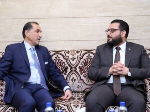 وزير الزراعة يبحث مع السفير الأردني تعزيز التعاون الزراعي وتبادل المنتجات