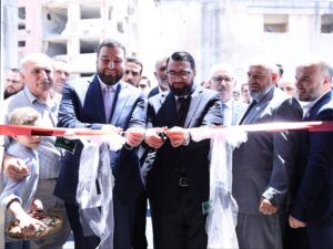 وزير العدل يفتتح المجمع القضائي في مدينة الرستن بحمص