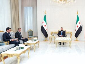 الرئيس الشرع يستقبل المدير العام للوكالة الدولية للطاقة الذرية