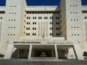 النشاط الدبلوماسي السوري ومبنى وزارة الخارجية والمغتربين
