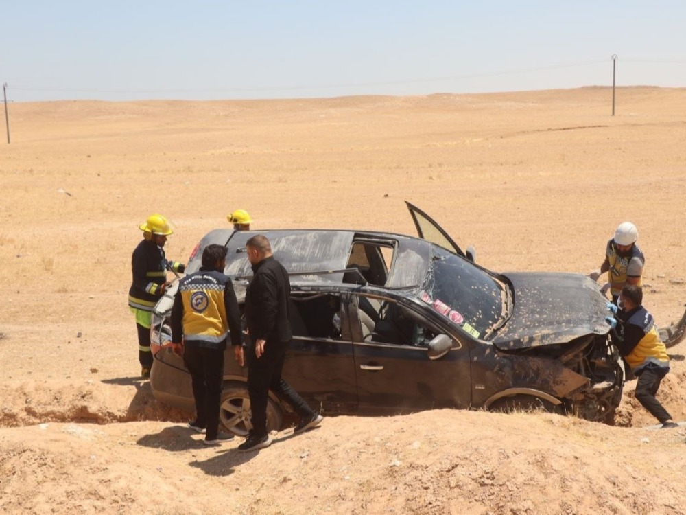 13 إصابة في حوادث سير وحرائق شهدتها عدة محافظات يوم أمس