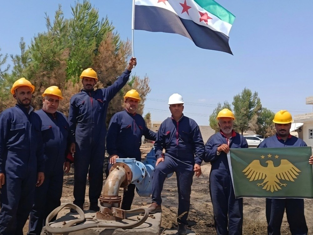 الحسكة.. محطة مياه علوك تبدأ الضخ التجريبي تمهيداً لإعادتها إلى الخدمة