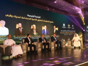 السكاف يستعرض خارطة التحول المؤسسي في سوريا بمؤتمر صلالة