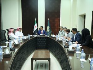 لقاء وزير الصحة مصعب العلي مع وفد مؤسسة البصر العالمية