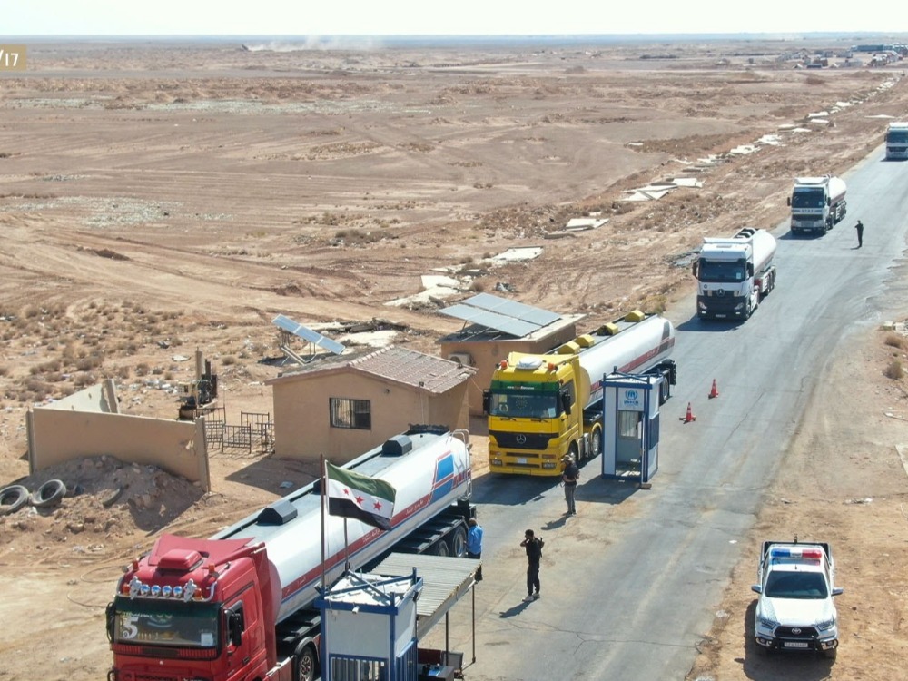 منفذ التنف يسجل نشاطاً متصاعداً في حركة الشحن والنقل البري والترانزيت