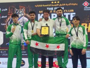 ذهبيتان وفضيتان لنادي نوى في بطولة الكاراتيه بالأردن