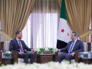 الشيباني يلتقي القائم بأعمال سفارة دولة ليبيا لتعزيز التعاون المشترك