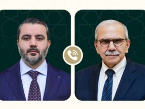 الشيباني يبحث مع رئيس وزراء لبنان تعزيز التعاون والتنسيق بين البلدين