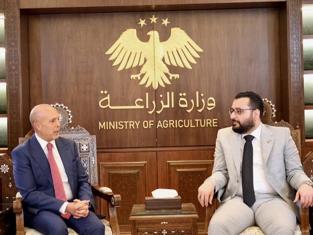 وزير الزراعة يبحث مع البنك الدولي آليات تطوير الزراعة وتعزيز فرص الاستثمار في سوريا