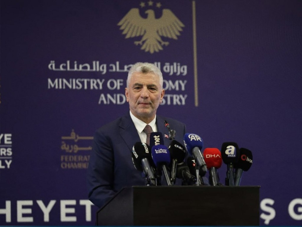 وزير التجارة التركي: نتطلع لتأسيس بنوك تركية في سوريا وتعزيز العلاقات المالية ‏بين البلدين
