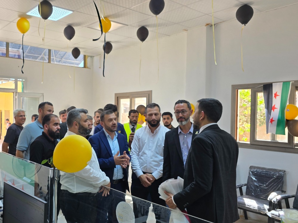 مؤسسة البريد تفتتح مكتبها في سراقب وتطلق حزمة خدمات مالية وبريدية