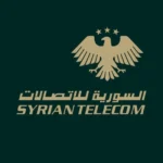شعار الشركة السورية للاتصالات مع تنبيه حول توقف خدمات الشكاوى والاستعلام