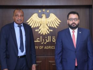 وزير الزراعة يبحث مع المنظمة العربية للتنمية الزراعية تعزيز الأمن الغذائي