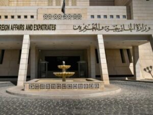 الخارجية تنشر ملخص عملها الدبلوماسي خلال تموز الماضي