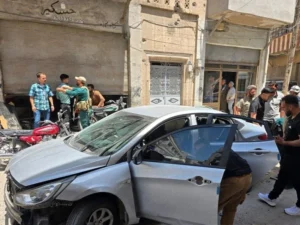إصابة شخص ببتر قدم جراء انفجار عبوة ناسفة مزروعة في سيارته بدرعا