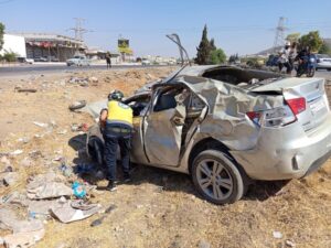 وفاة 3 أشخاص وإصابة 36 بحوادث سير وحرائق يوم أمس في عموم البلاد