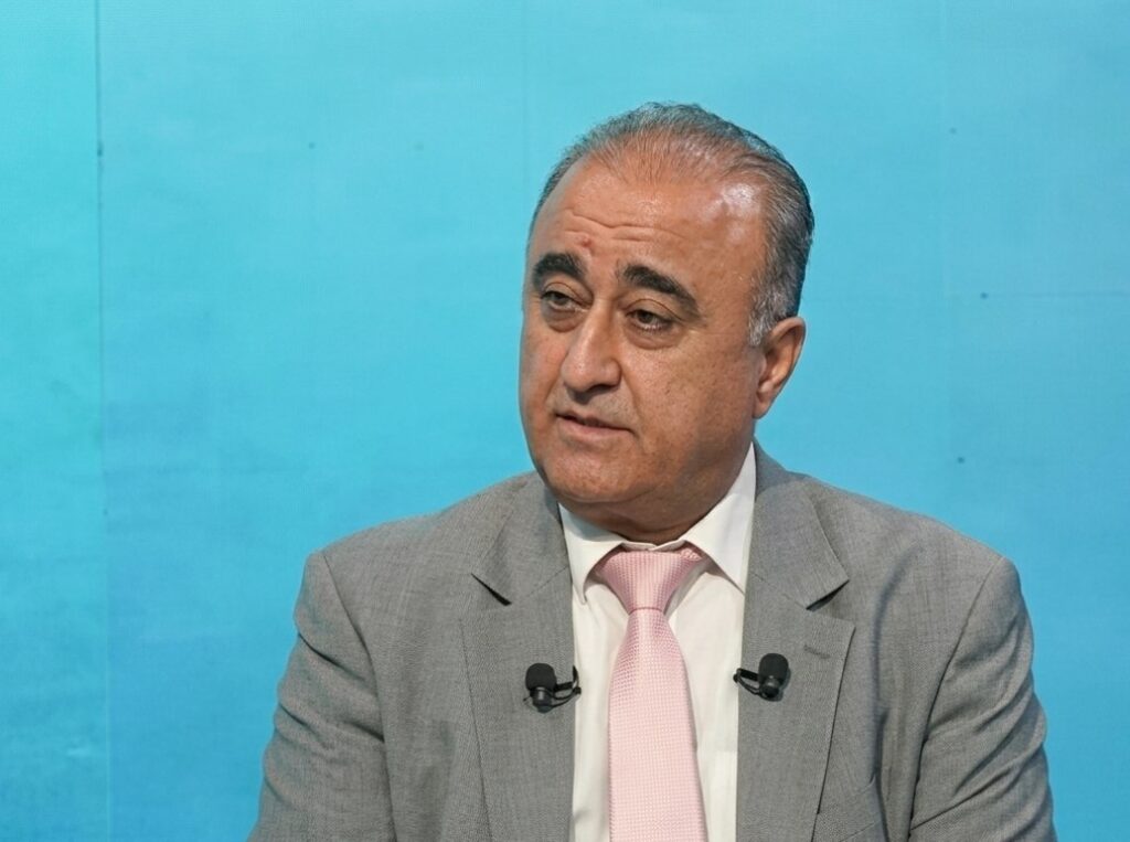 مندوب سوريا الدائم لدى الأمم المتحدة إبراهيم علبي يتحدث خلال جلسة مجلس الأمن الدولي