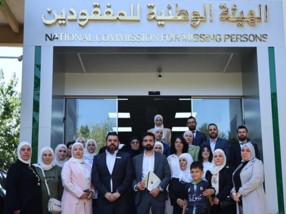 رئيس الهيئة الوطنية للمفقودين محمد رضا جلخي متحدثاً عن اعتماد اليوم الدولي