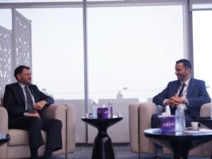 هيكل يلتقي وزير اقتصاد المعرفة الجزائري على هامش LEAP 2026 في الرياض