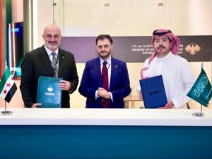 وقّعت الهيئة الناظمة للاتصالات والبريد مذكرة تعاون مع شركة "تام" التنموية السعودية، خلال معرض "LEAP 2026" في الرياض برعاية وزير الاتصالات وتقانة المعلومات عبد السلام هيكل.
