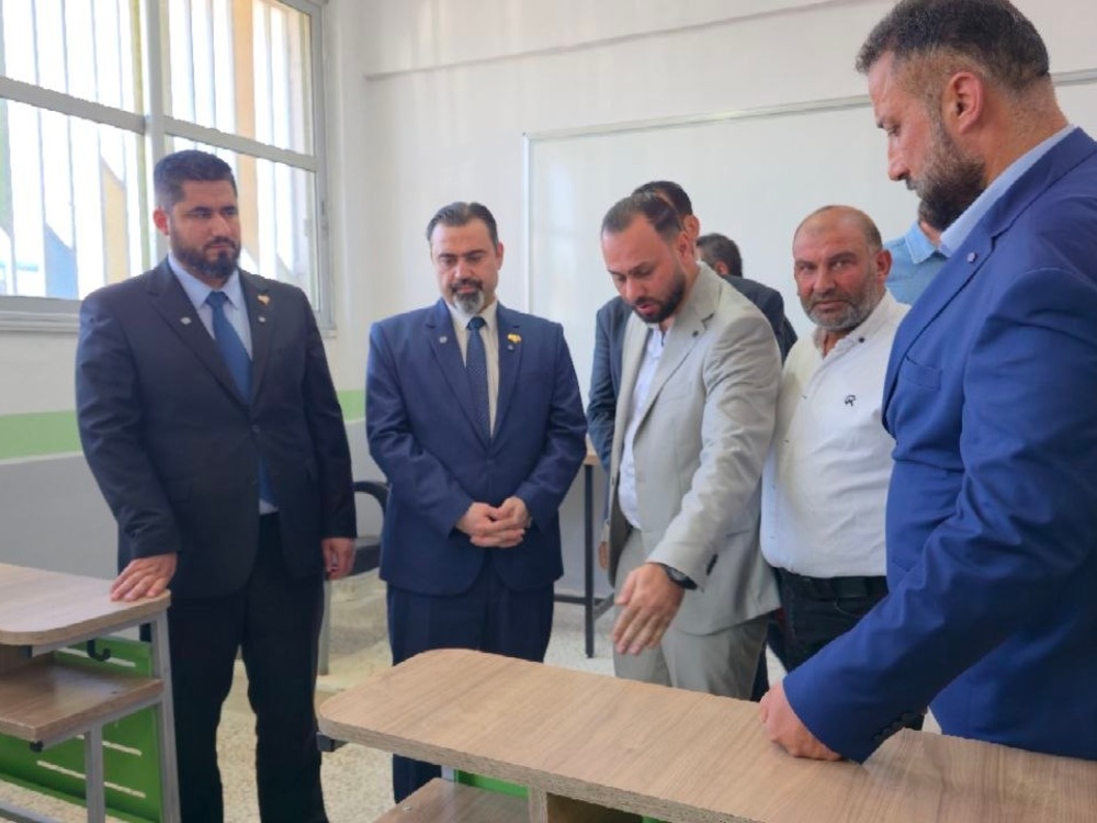 ضمن حملة "الوفاء لإدلب".. وزير التربية ومحافظ إدلب يفتتحان مدرستين في ريف إدلب
