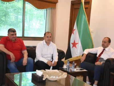 وزير الرياضة والشباب محمد سامح الحامض مع رئيس وأعضاء اتحاد كرة اليد