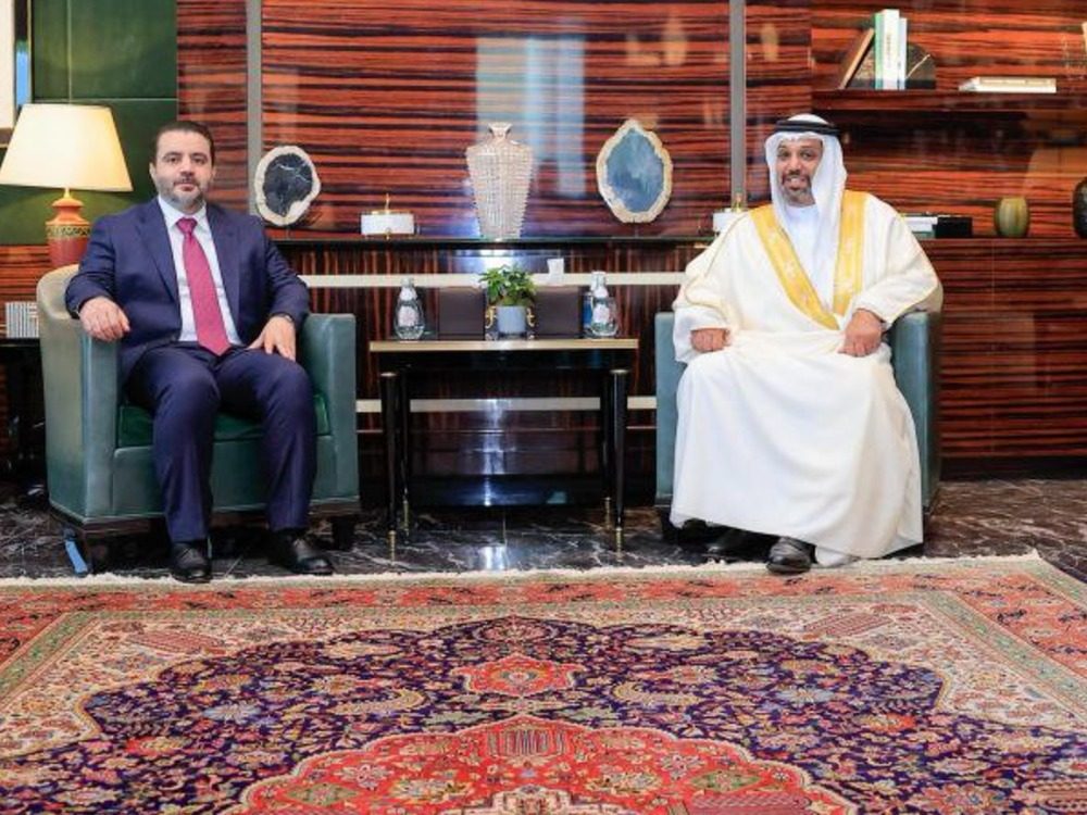 Al-Shaibani meets with the Bahraini Minister of Finance and Economy in Manama
