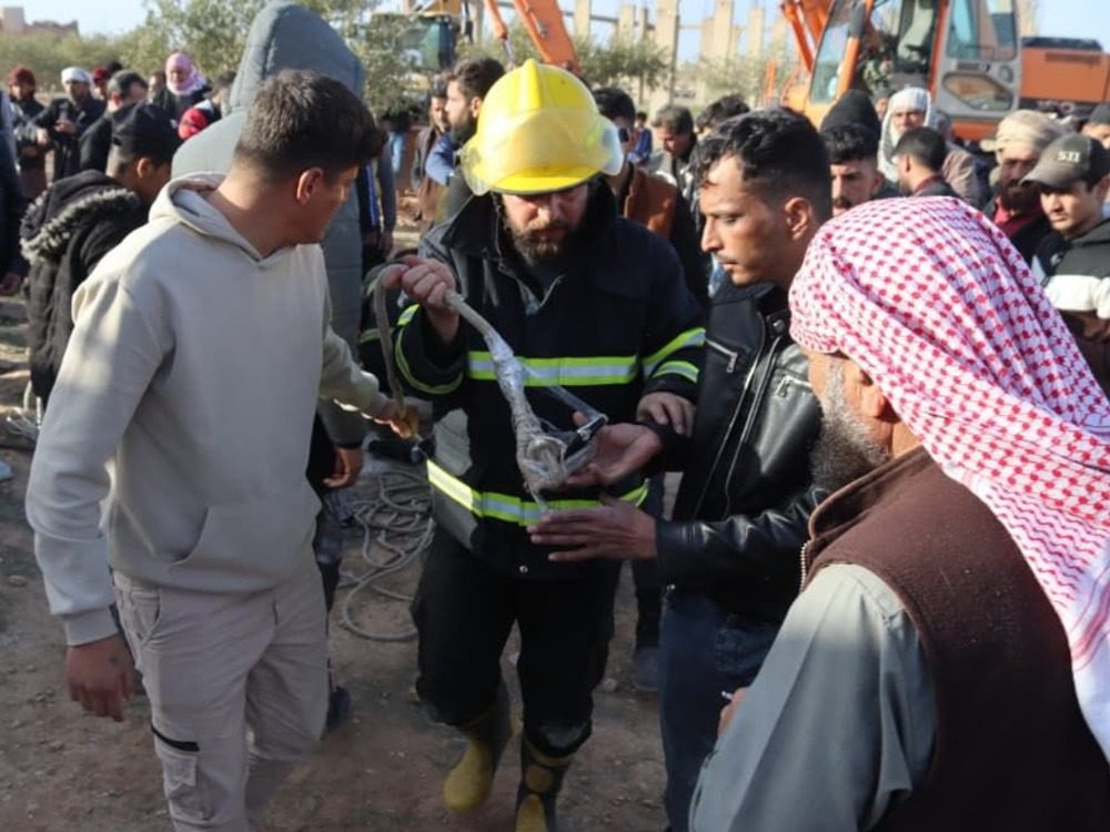 وزير الطوارئ يوجه بإرسال مؤازرات لإنقاذ طفل من بئر بريف الرقة