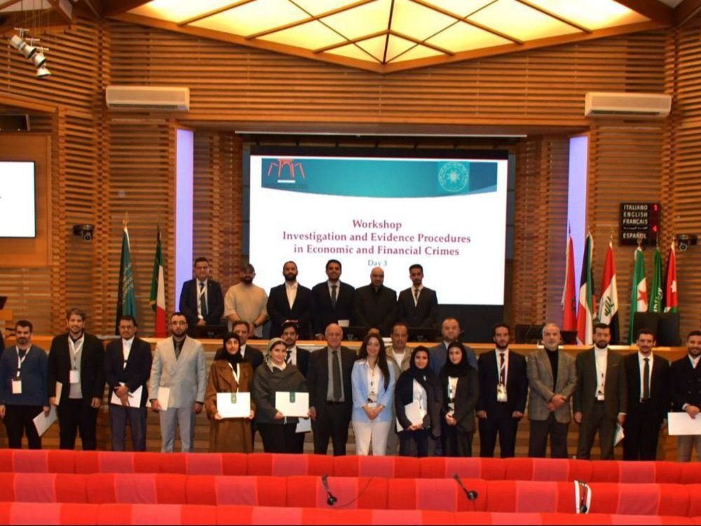 A delegation from the Ministry of Interior participates in a workshop on economic and financial crimes in Italy. وفد من وزارة الداخلية يشارك في ورشة حول الجرائم الاقتصادية والمالية بإيطاليا