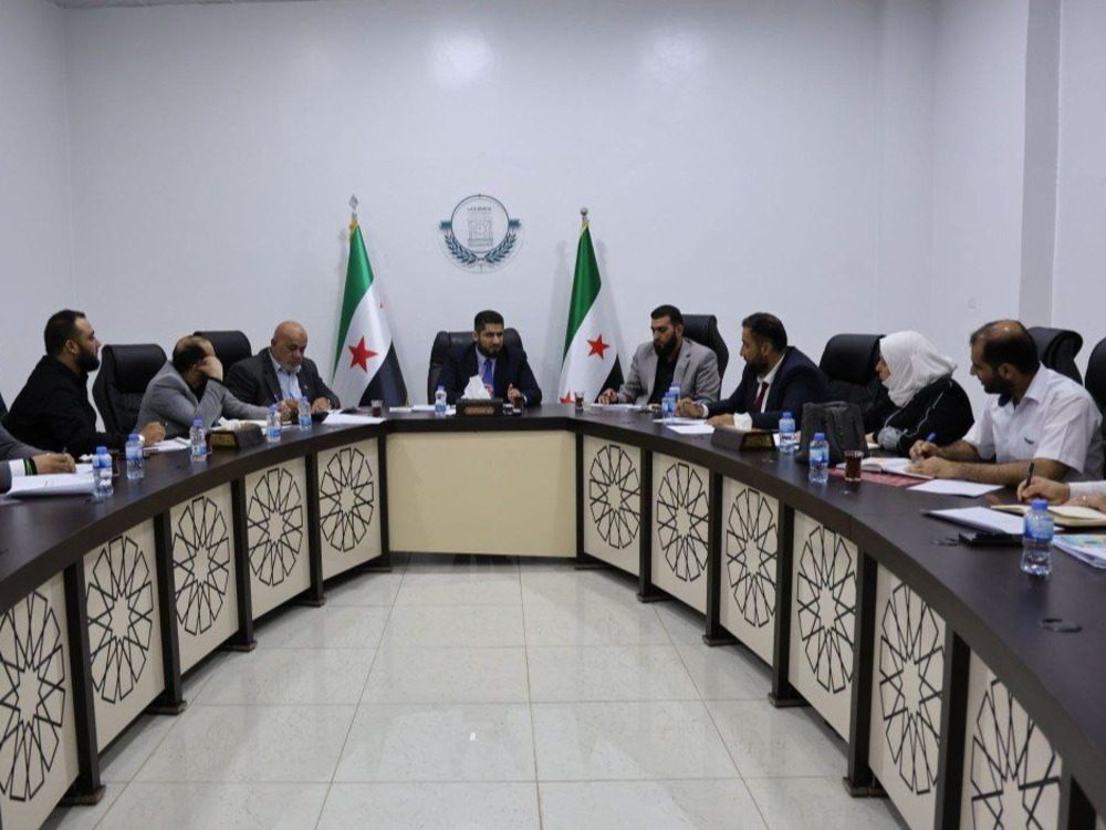 A workshop in Idlib to launch a campaign to restore 90 schools.