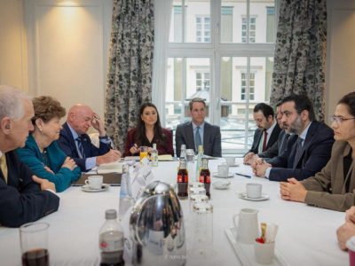 الشيباني يناقش مع وفد من الكونغرس إزالة سوريا من قائمة الدول الراعية للإرهاب